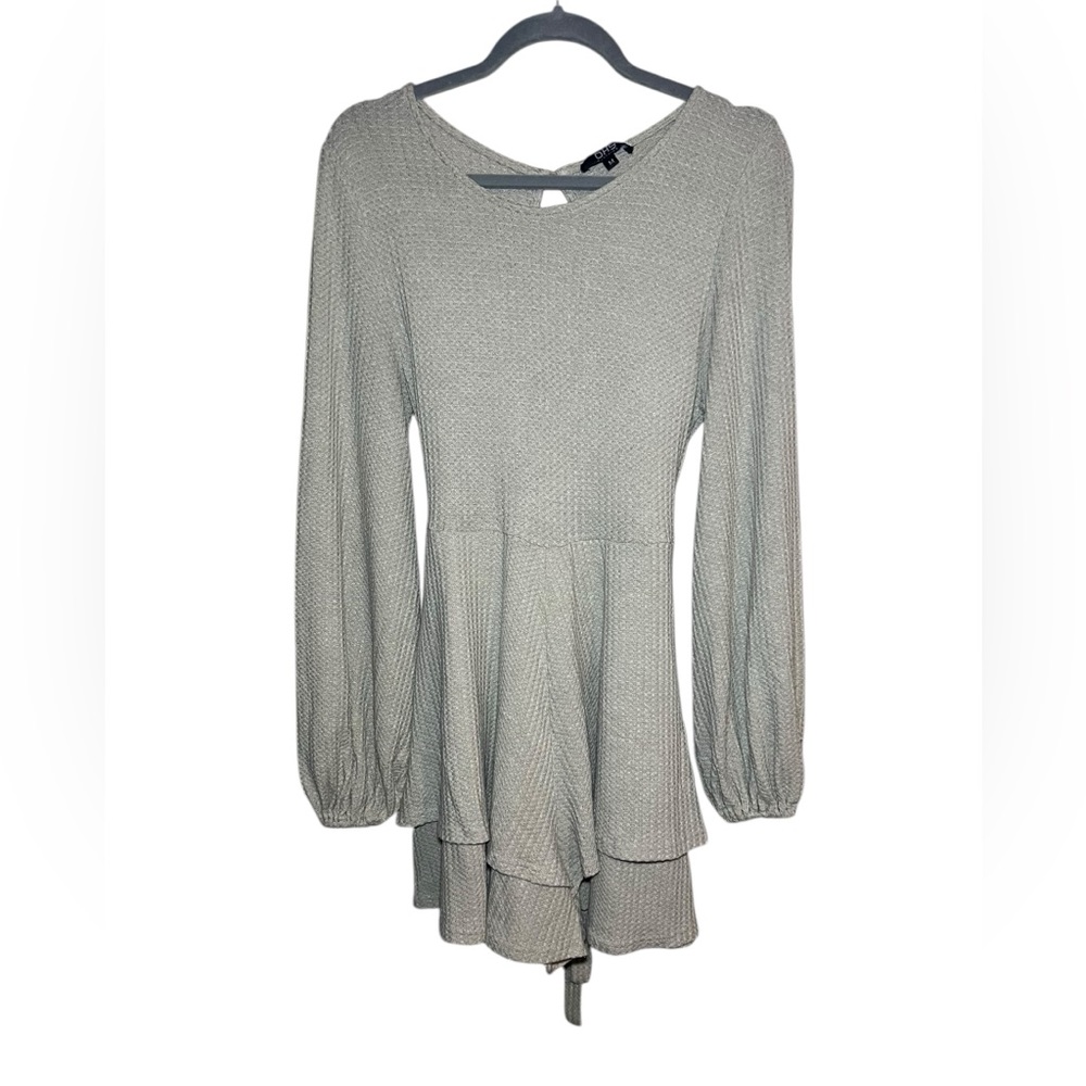 OHS Clothing • Long Sleeve Peplum Romper